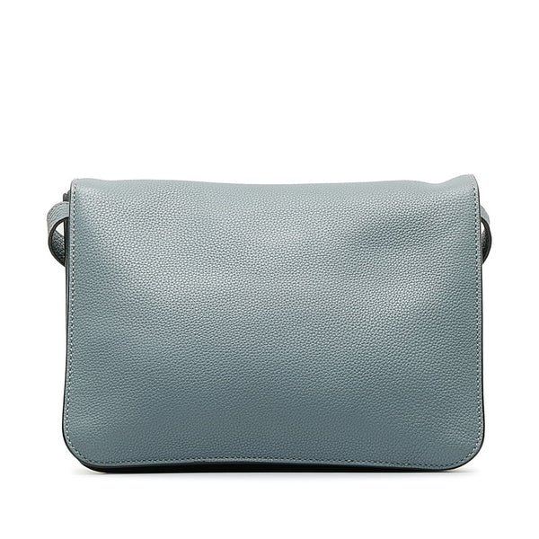 グッチ ニュージャッキー 斜め掛け ショルダーバッグ 362971 ライトブルー グレー レザー レディース GUCCI 【中古】