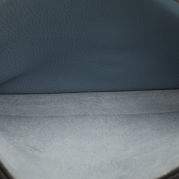 グッチ ニュージャッキー 斜め掛け ショルダーバッグ 362971 ライトブルー グレー レザー レディース GUCCI 【中古】