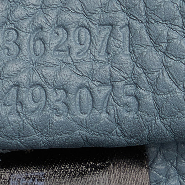 グッチ ニュージャッキー 斜め掛け ショルダーバッグ 362971 ライトブルー グレー レザー レディース GUCCI 【中古】