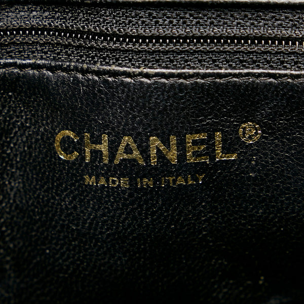 シャネル マトラッセ 復刻トート ハンドバッグ トートバッグ ブラック ゴールド キャビアスキン レディース CHANEL 【中古】