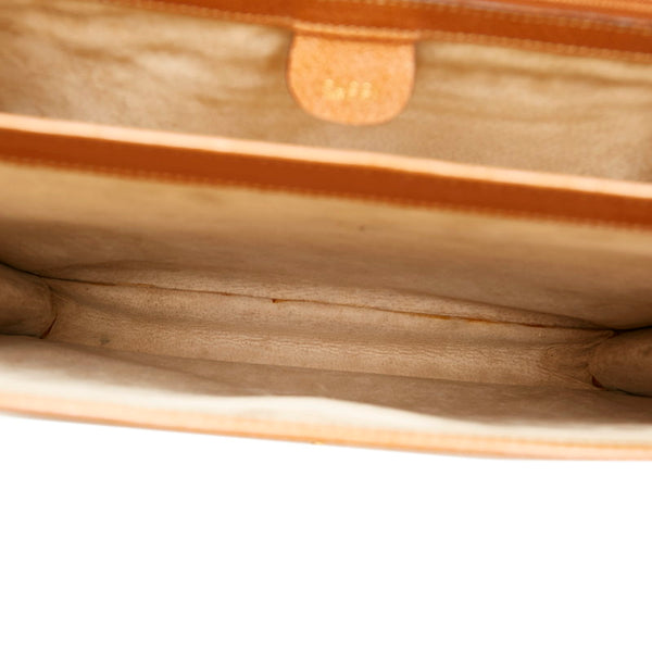 グッチ バンブー ビジネスバッグ ブリーフケース 0151046 ブラウン レザー メンズ GUCCI 【中古】