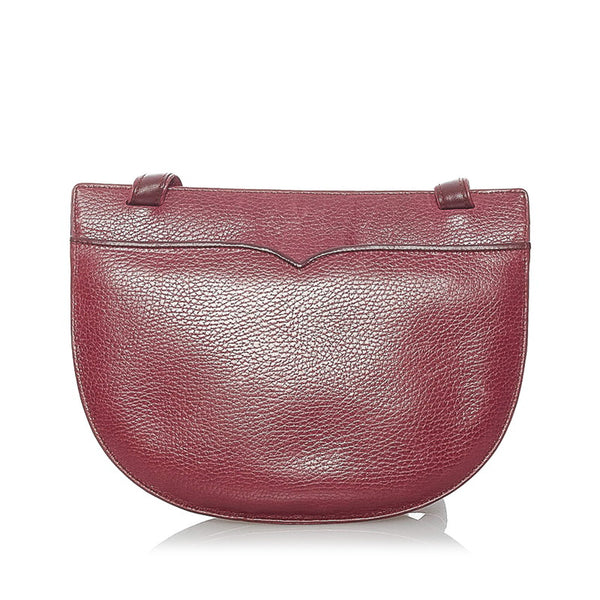 カルティエ マスト トリニティー 斜め掛け ショルダーバッグ ボルドー レザー レディース CARTIER 【中古】