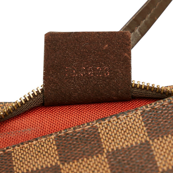 ルイ ヴィトン ダミエ ナヴォナ ポーチ アクセサリーポーチ N51983 エベヌ ブラウン PVC レザー レディース LOUIS VUITTON 【中古】