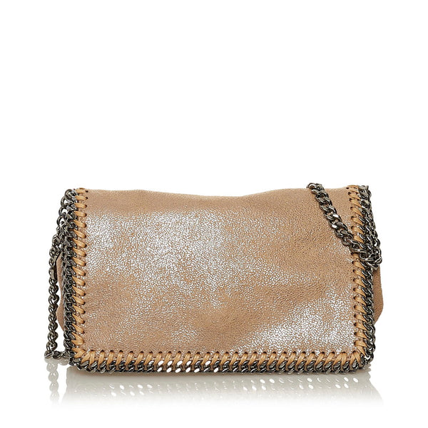 ステラマッカートニー ファラベラ ミニ ショルダーバッグ グレー ポリウレタン レディース Stella McCartney 【中古】