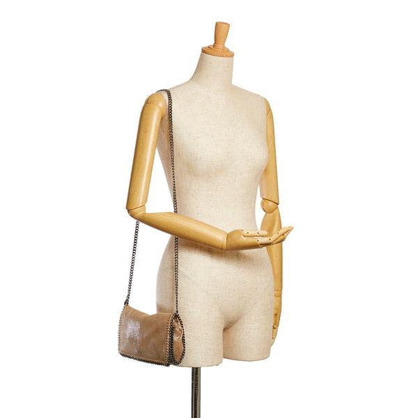 ステラマッカートニー ファラベラ ミニ ショルダーバッグ グレー ポリウレタン レディース Stella McCartney 【中古】