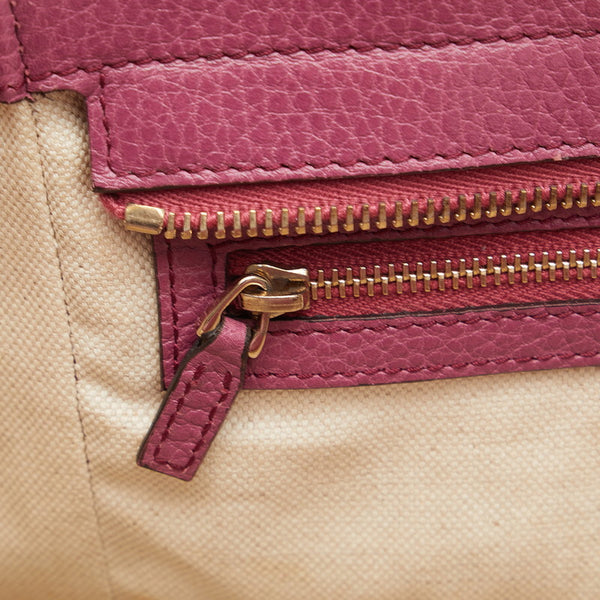 グッチ スウィングトート ハンドバッグ ショルダーバッグ 2WAY 368827 ピンク レザー レディース GUCCI 【中古】