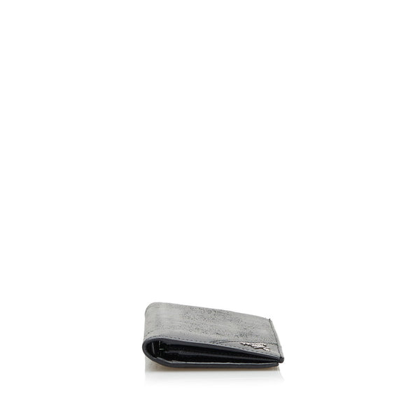 プラダ サフィアーノ 長財布 2MV836 ブラック NERO レザー メンズ PRADA 【中古】