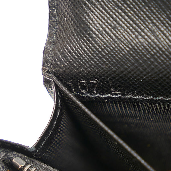 プラダ サフィアーノ 長財布 2MV836 ブラック NERO レザー メンズ PRADA 【中古】