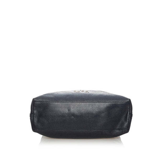 グッチ トートバッグ 380118 ブラック レザー レディース GUCCI 【中古】