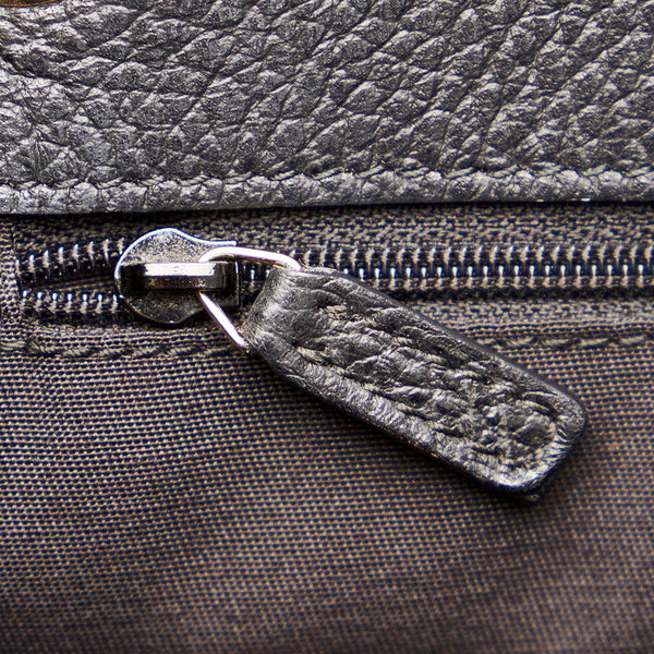 グッチ トートバッグ 380118 ブラック レザー レディース GUCCI 【中古】