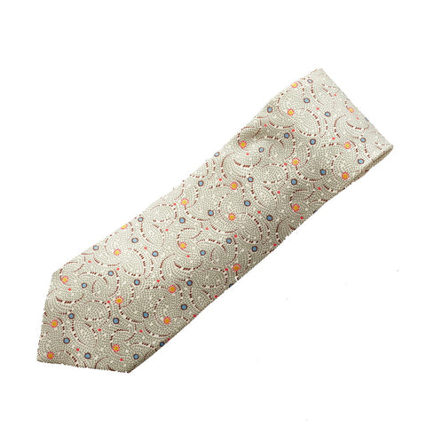 エルメス ネクタイ グリーン シルク メンズ HERMES 【中古】