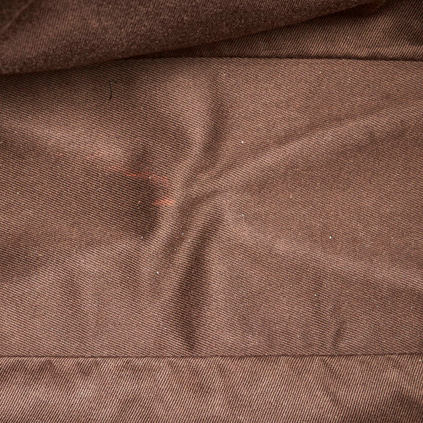 グッチ GGキャンバス ハンドバッグ 113017 ベージュ ブラウン キャンバス レザー レディース GUCCI 【中古】