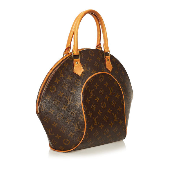 ルイ ヴィトン モノグラム エリプスMM ハンドバッグ M51126 ブラウン PVC レザー レディース LOUIS VUITTON 【中古】