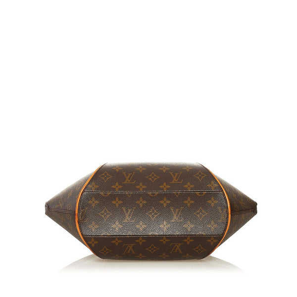 ルイ ヴィトン モノグラム エリプスMM ハンドバッグ M51126 ブラウン PVC レザー レディース LOUIS VUITTON 【中古】