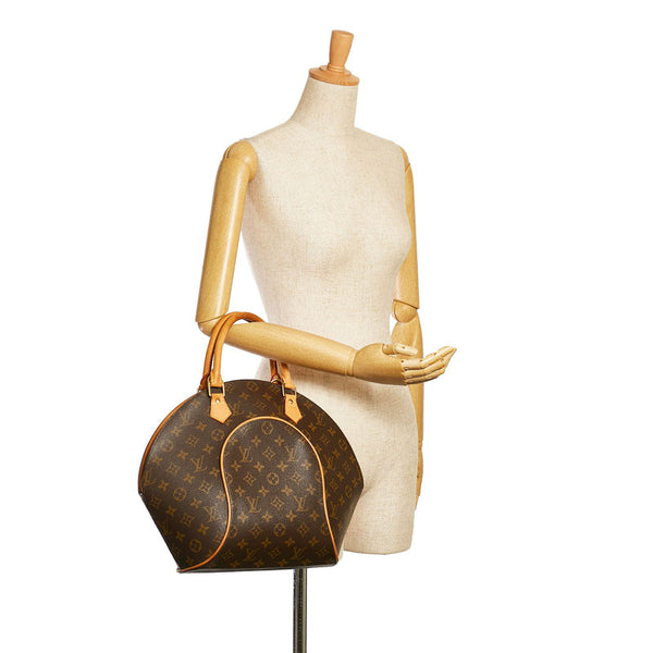 ルイ ヴィトン モノグラム エリプスMM ハンドバッグ M51126 ブラウン PVC レザー レディース LOUIS VUITTON 【中古】