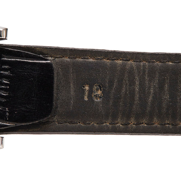 グッチ パンテオン 腕時計 115.4 クオーツ シェル文字盤文字盤 ステンレススチール レザー メンズ GUCCI 【中古】