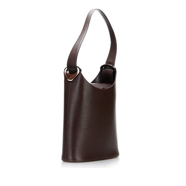 ルイ ヴィトン エピ ヴェルソー ショルダーバッグ M5281D モカ ブラウン レザー レディース LOUIS VUITTON 【中古】