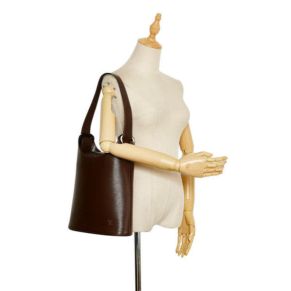 ルイ ヴィトン エピ ヴェルソー ショルダーバッグ M5281D モカ ブラウン レザー レディース LOUIS VUITTON 【中古】