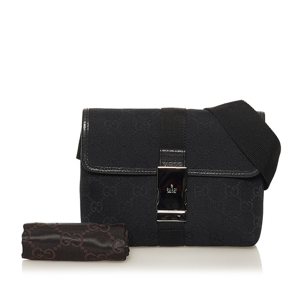 グッチ GGキャンバス ボディバッグ ウエストバッグ 131236 キャンバス レザー レディース GUCCI 【中古】