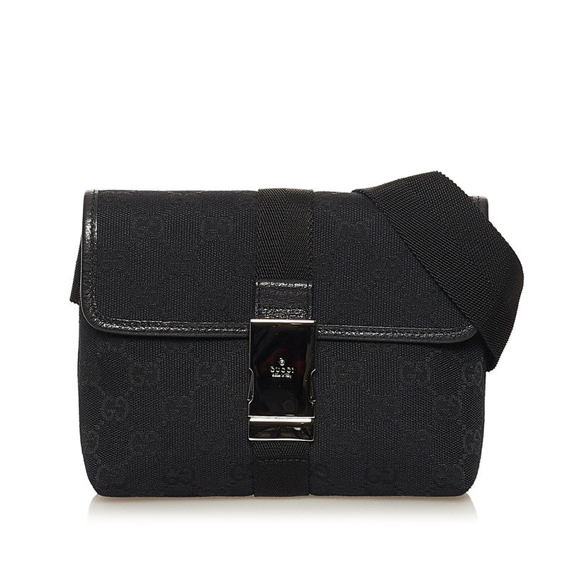 グッチ GGキャンバス ボディバッグ ウエストバッグ 131236 キャンバス レザー レディース GUCCI 【中古】