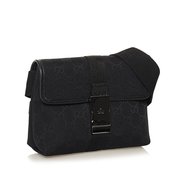 グッチ GGキャンバス ボディバッグ ウエストバッグ 131236 キャンバス レザー レディース GUCCI 【中古】