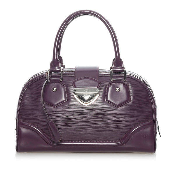 ルイ ヴィトン エピ ボーリング モンテーニュGM M5931K カシス レザー ハンドバッグ レディース LOUIS VUITTON 【中古】