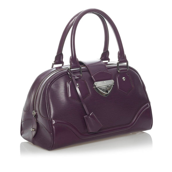 ルイ ヴィトン エピ ボーリング モンテーニュGM M5931K カシス レザー ハンドバッグ レディース LOUIS VUITTON 【中古】