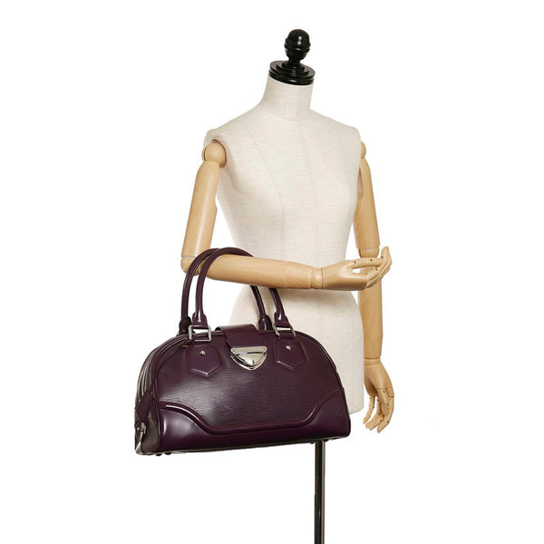 ルイ ヴィトン エピ ボーリング モンテーニュGM M5931K カシス レザー ハンドバッグ レディース LOUIS VUITTON 【中古】