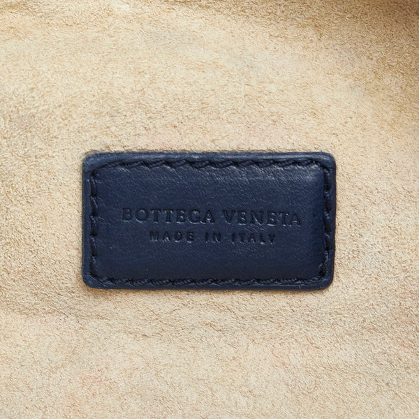ボッテガヴェネタ ハンドバッグ ワンショルダーバッグ ネイビー レザー レディース BOTTEGAVENETA 【中古】