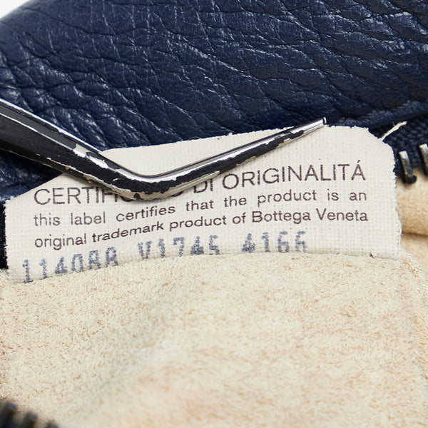 ボッテガヴェネタ ハンドバッグ ワンショルダーバッグ ネイビー レザー レディース BOTTEGAVENETA 【中古】