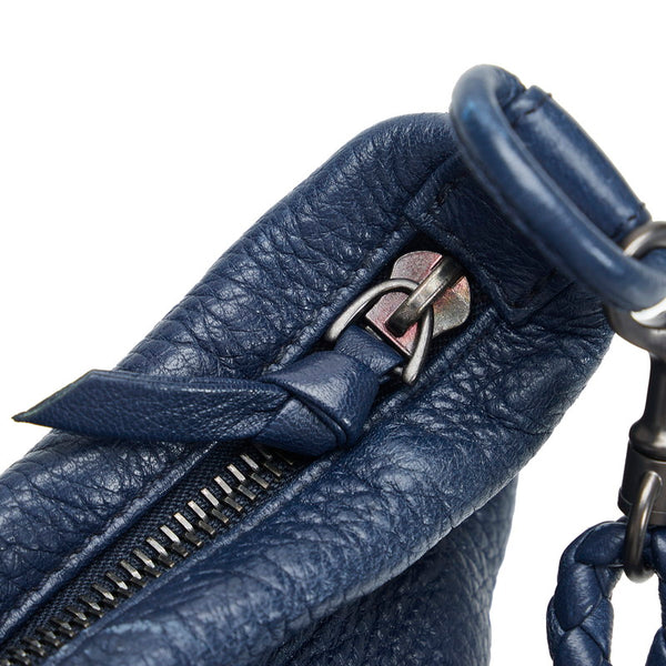 ボッテガヴェネタ ハンドバッグ ワンショルダーバッグ ネイビー レザー レディース BOTTEGAVENETA 【中古】