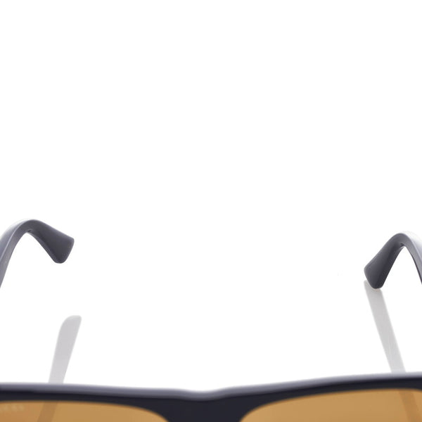 グッチ アジアンフィット ウェリントン型 サングラス GG0770SA ブラック ブラウン プラスチック レディース GUCCI 【中古】