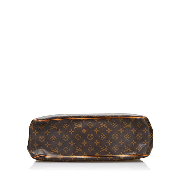 ルイ ヴィトン モノグラム バティニョール オリゾンタル ハンドバッグ M51154 ブラウン PVC レザー レディース LOUIS VUITTON 【中古】