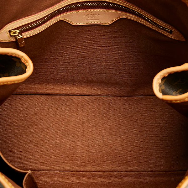 ルイ ヴィトン モノグラム バティニョール オリゾンタル ハンドバッグ M51154 ブラウン PVC レザー レディース LOUIS VUITTON 【中古】