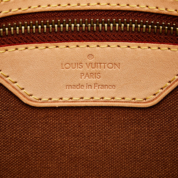 ルイ ヴィトン モノグラム バティニョール オリゾンタル ハンドバッグ M51154 ブラウン PVC レザー レディース LOUIS VUITTON 【中古】
