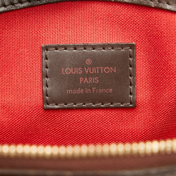 ルイ ヴィトン ダミエ ヴェローナPM ハンドバッグ N41117 エベヌ ブラウン PVC レザー レディース LOUIS VUITTON 【中古】