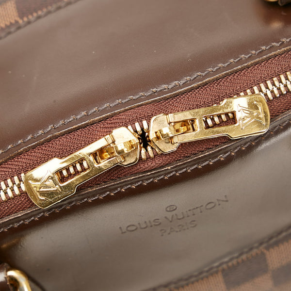 ルイ ヴィトン ダミエ ヴェローナPM ハンドバッグ N41117 エベヌ ブラウン PVC レザー レディース LOUIS VUITTON 【中古】