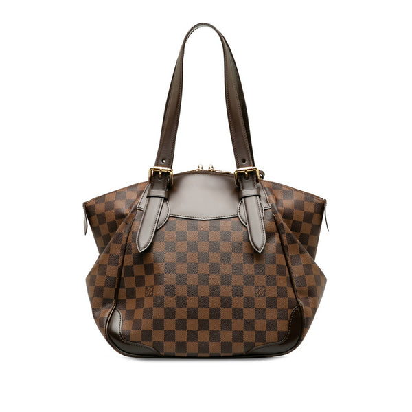 ルイ ヴィトン ダミエ ヴェローナMM  ハンドバッグ ショルダーバッグ N41118 ブラウン PVC レザー レディース LOUIS VUITTON 【中古】