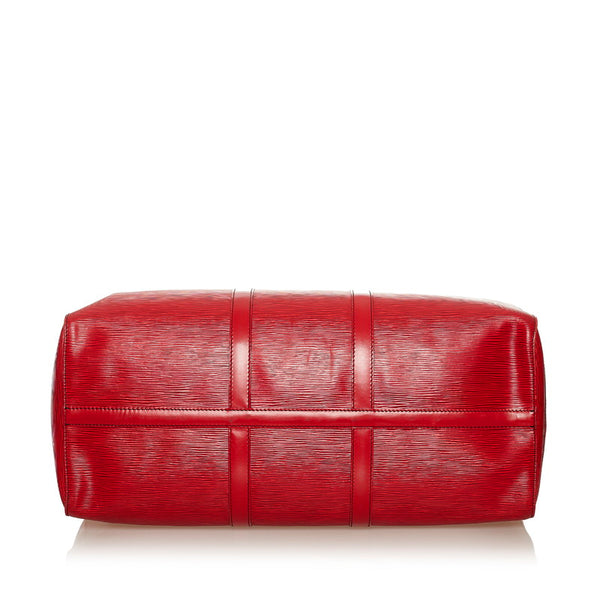ルイ ヴィトン エピ キーポル 50 ボストンバッグ トラベルバッグ M42967 カスティリアンレッド レザー レディース LOUIS VUITTON 【中古】