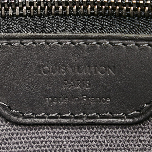 ルイ ヴィトン ユタ アコマ ビジネスバッグ ブリーフケース M97019 バサルト ブラック レザー メンズ LOUIS VUITTON 【中古】
