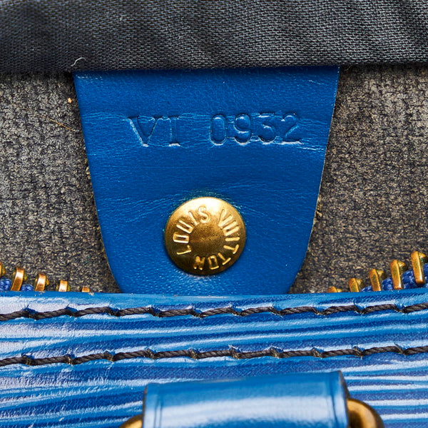 ルイ ヴィトン エピ スピーディ25 ハンドバッグ ミニボストンバッグ M43015 トレドブルー レザー レディース LOUIS VUITTON 【中古】