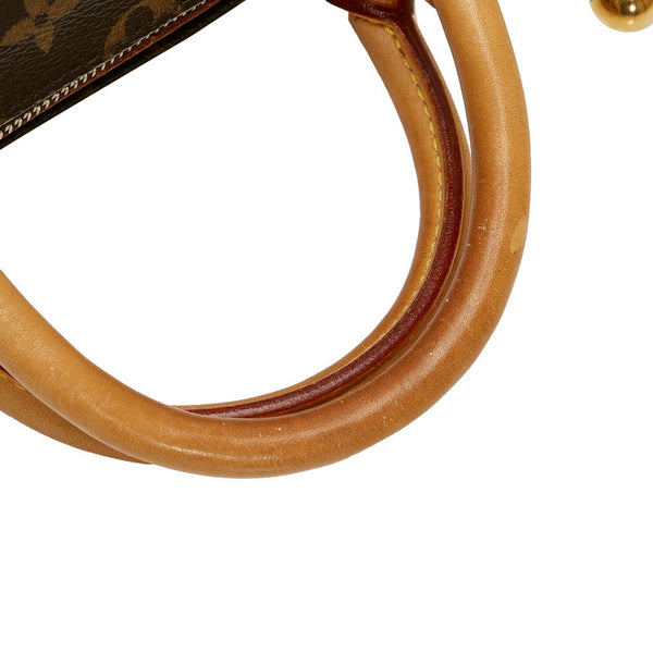 ルイ ヴィトン モノグラム ポパンクール ハンドバッグ M40009 ブラウン PVC レザー レディース LOUIS VUITTON 【中古】