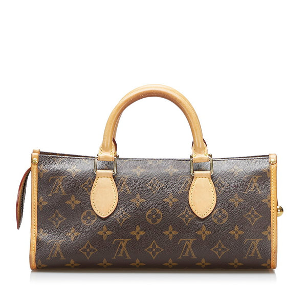 ルイ ヴィトン モノグラム ポパンクール ハンドバッグ M40009 ブラウン PVC レザー レディース LOUIS VUITTON 【中古】