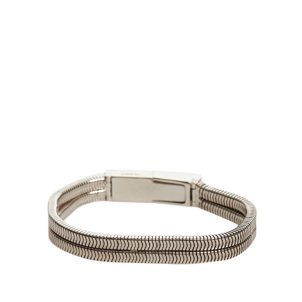 サルヴァトーレフェラガモ ブレスレット シルバー メタル メンズ Salvatore Ferragamo 【中古】