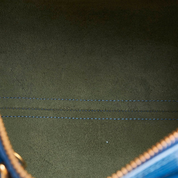 ルイ ヴィトン エピ スピーディ25 M43015 トレドブルー レザー ハンドバッグ ミニボストン レディース LOUIS VUITTON 【中古】