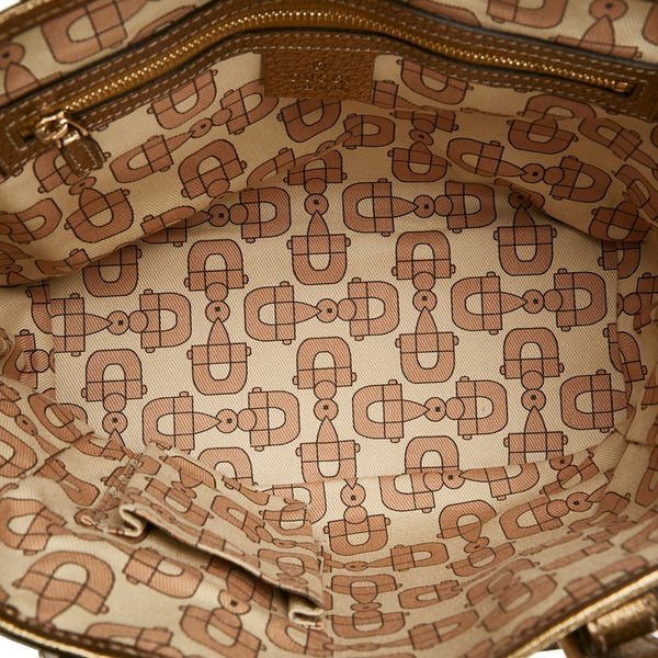 グッチ GGキャンバス ハンドバッグ 139261 ベージュ ピンク キャンバス レザー レディース GUCCI 【中古】