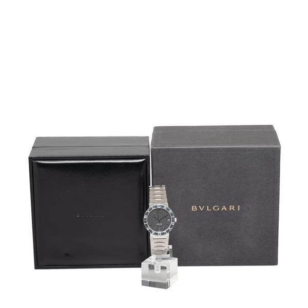 ブルガリ ブルガリブルガリ 腕時計 BB33SS 自動巻き ブラック文字盤 ステンレススチール メンズ BVLGARI 【中古】