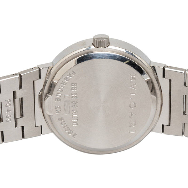 ブルガリ ブルガリブルガリ 腕時計 BB33SS 自動巻き ブラック文字盤 ステンレススチール メンズ BVLGARI 【中古】
