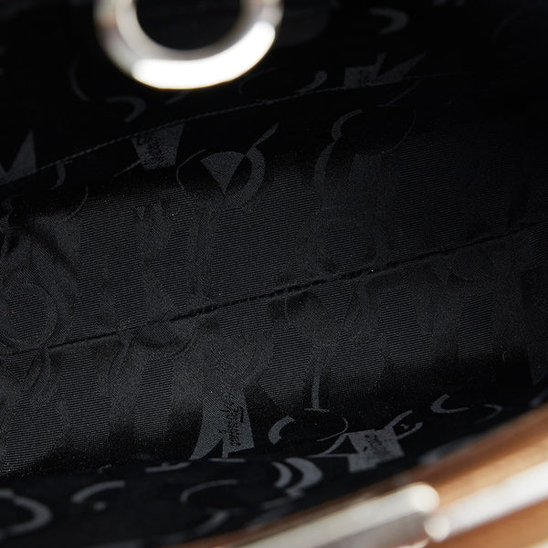 サルヴァトーレフェラガモ ガンチーニ ハンドバッグ ショルダーバッグ リュック 3WAY DX21 8674 カーキ レザー レディース Salvatore Ferragamo 【中古】