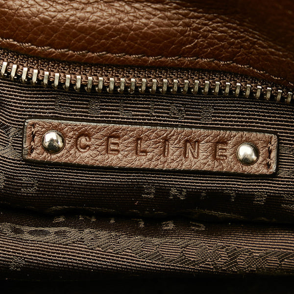 セリーヌ ビタースイート  ハンドバッグ ブラウン レザー レディース CELINE 【中古】